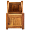 Ryla Raised Flower Bed Garden Box Brown Acacia Wood Frame 11x30 BM325686
