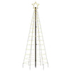 Hiko 6 Foot Lighted Metal Christmas Tree with LED, 8 Warm White Effect