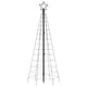 Hiko 6 Foot Lighted Metal Christmas Tree with LED 8 Warm White Effect
