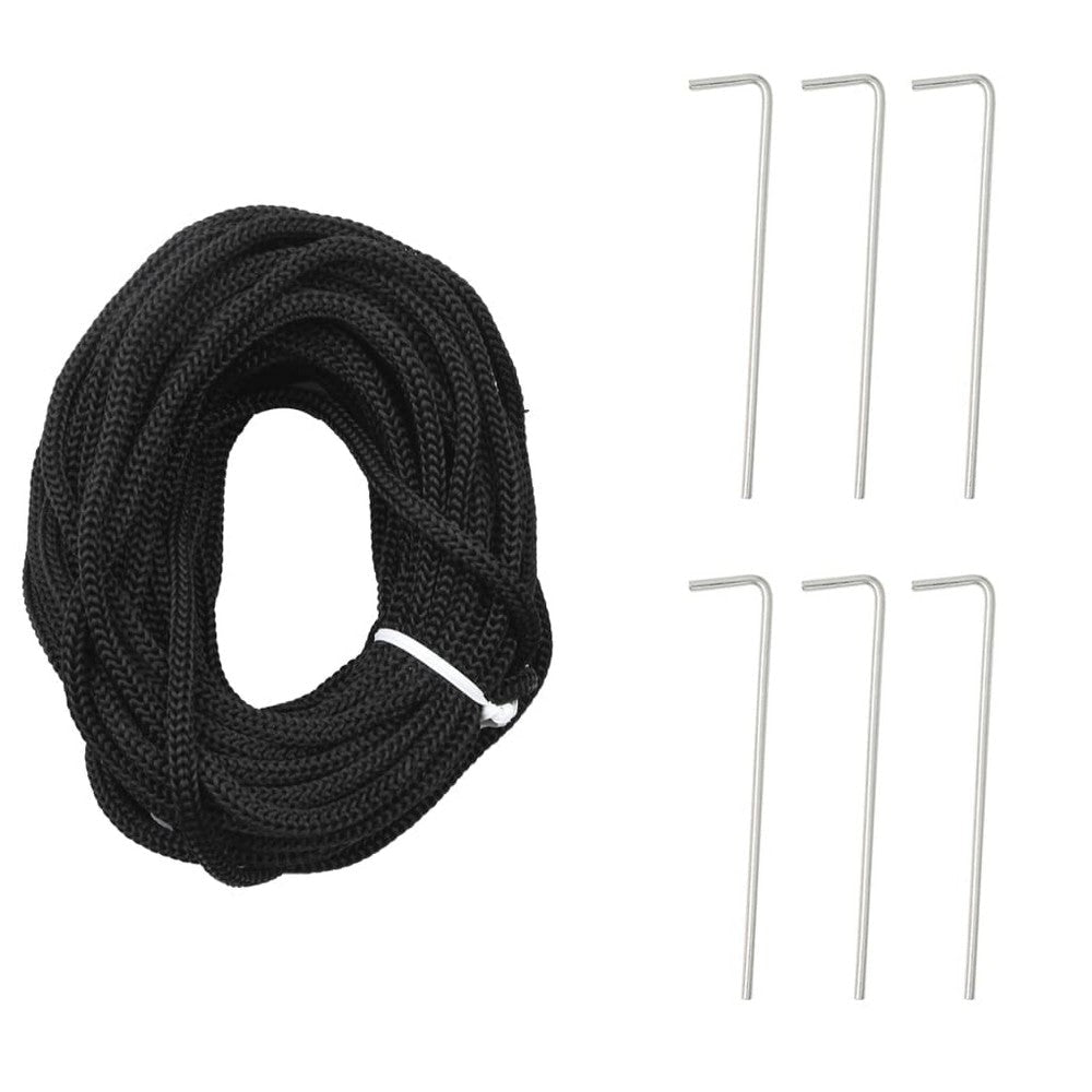 Hiko 6 Foot Lighted Metal Christmas Tree with LED 8 Warm White Effect