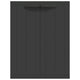 Dore 34in Garage Storage Cabinet Lockable, Outdoor Weatherproof, Black