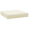 Paom Outdoor Cushion for Bench Set of 3, Plush Ivory Oxford Fabric
