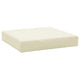 Paom Outdoor Cushion for Bench Set of 3, Plush Ivory Oxford Fabric
