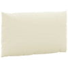 Paom Outdoor Cushion for Bench Set of 3, Plush Ivory Oxford Fabric