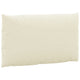 Paom Outdoor Cushion for Bench Set of 3, Plush Ivory Oxford Fabric