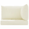 Paom Outdoor Cushion for Bench Set of 3, Plush Ivory Oxford Fabric
