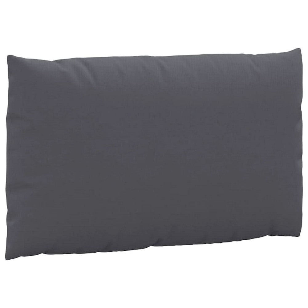 Paom Outdoor Cushion for Bench Set of 3 Dark Gray Oxford Fabric