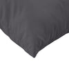 Paom Outdoor Cushion for Bench Set of 3 Dark Gray Oxford Fabric