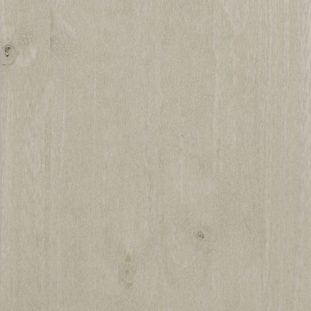 Accent Shoe Cabinet 2 Doors Farmhouse White Solid Pine Wood BM325718