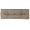 Moni Outdoor Cushion for Bench, Deep Tufted, Taupe Brown Fabric, 47"