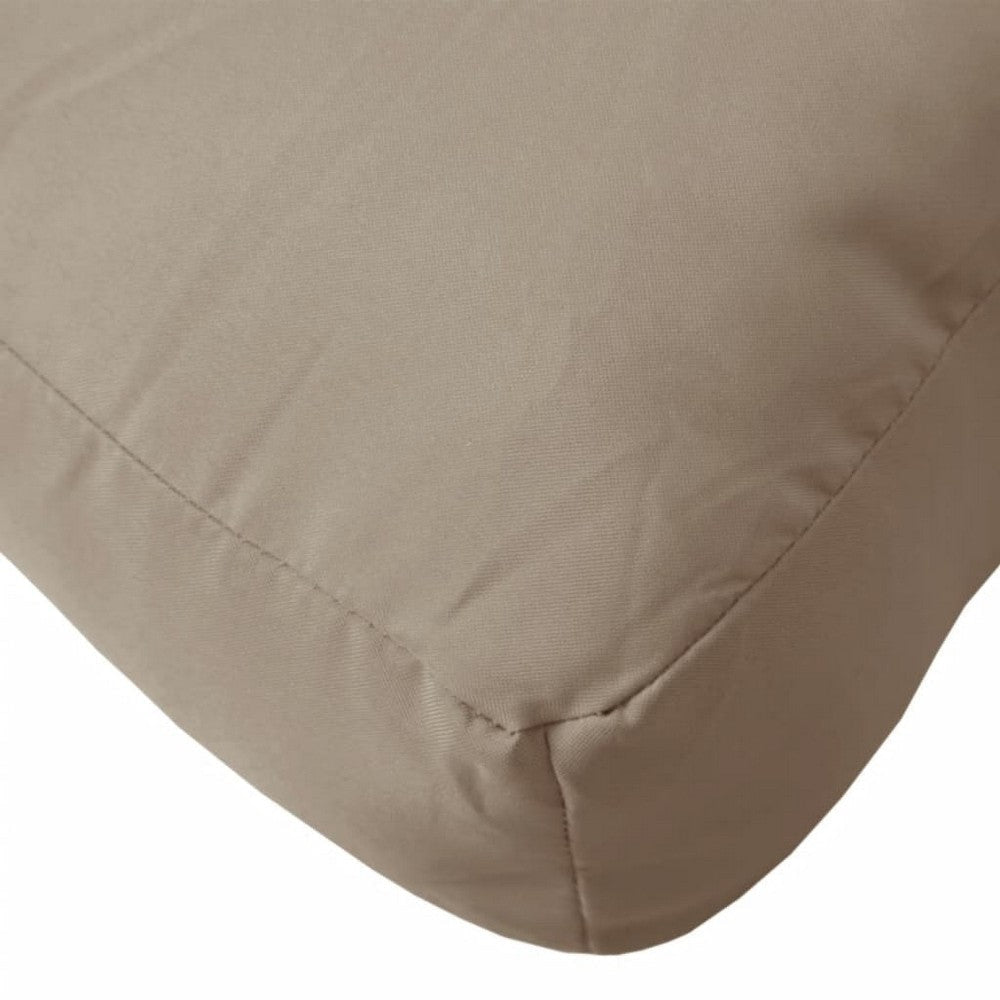 Moni Outdoor Cushion for Bench Deep Tufted Taupe Brown Fabric 47’’