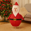 Santa Claus Figurine Christmas Decoration, USB, LED, Red White 24"