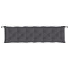 Andy Outdoor Cushion for Bench 79’’ Tufted Dark Gray Oxford Fabric BM325749
