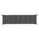 Andy Outdoor Cushion for Bench 79’’ Tufted Dark Gray Oxford Fabric BM325749