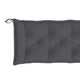 Andy Outdoor Cushion for Bench 79’’ Tufted Dark Gray Oxford Fabric BM325749