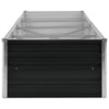 Raised Garden Flower Bed 32x126 Rectangular Black Galvanized Steel BM325753