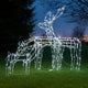 Outdoor 299 LED Lit Christmas Reindeer Family 3pc Set, Multicolor, Steel