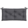 Outdoor Cushion for Bench 43x20’’ Tufted Stitch Gray Oxford Fabric BM325774