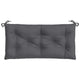 Outdoor Cushion for Bench 43x20’’ Tufted Stitch Gray Oxford Fabric BM325774