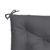 Outdoor Cushion for Bench 43x20’’ Tufted Stitch Gray Oxford Fabric BM325774