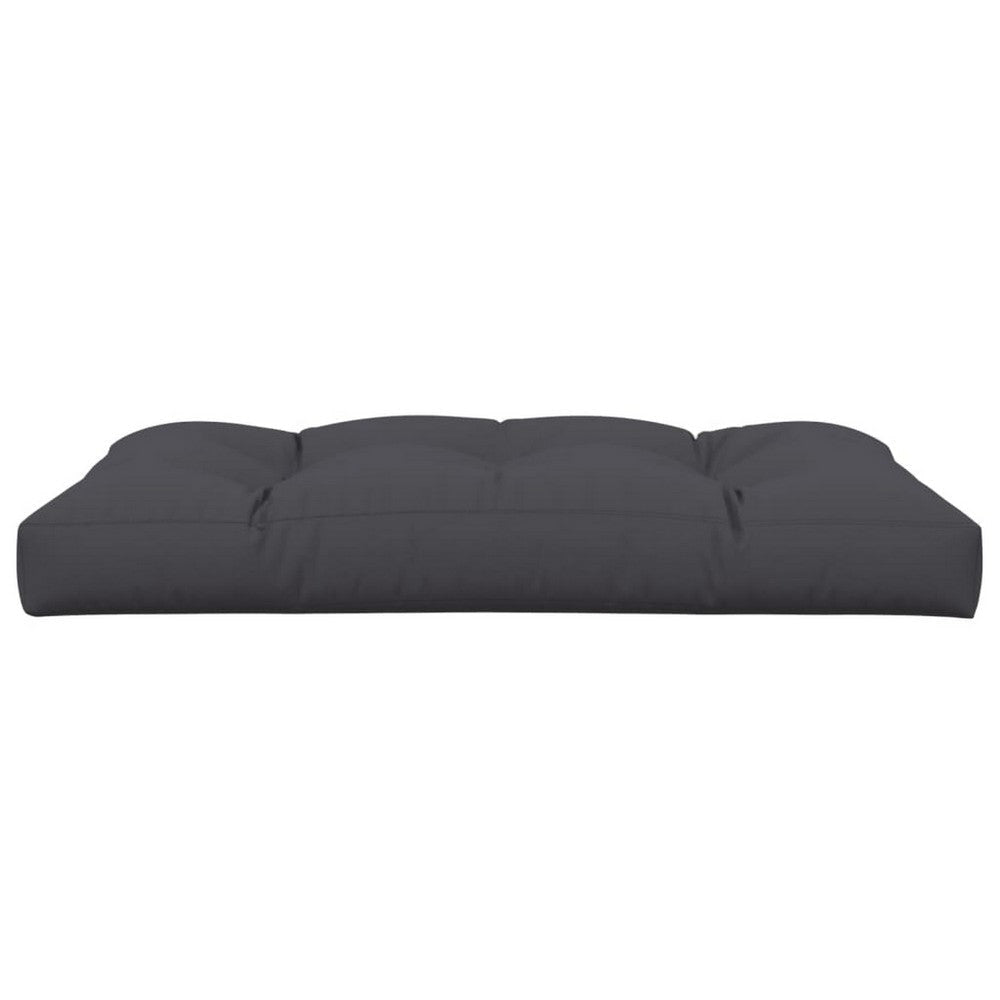 Keya Pallet Cushion for Bench 31x47 Tufted Outdoor Gray Fabric BM325792
