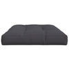 Keya Pallet Cushion for Bench 31x47 Tufted Outdoor Gray Fabric BM325792