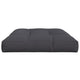 Keya Pallet Cushion for Bench 31x47 Tufted Outdoor Gray Fabric BM325792