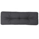 Keya Outdoor Pallet Cushion for Bench 16x47 Tufted Stitched Gray BM325793
