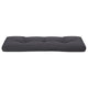 Keya Outdoor Pallet Cushion for Bench 16x47 Tufted Stitched Gray BM325793