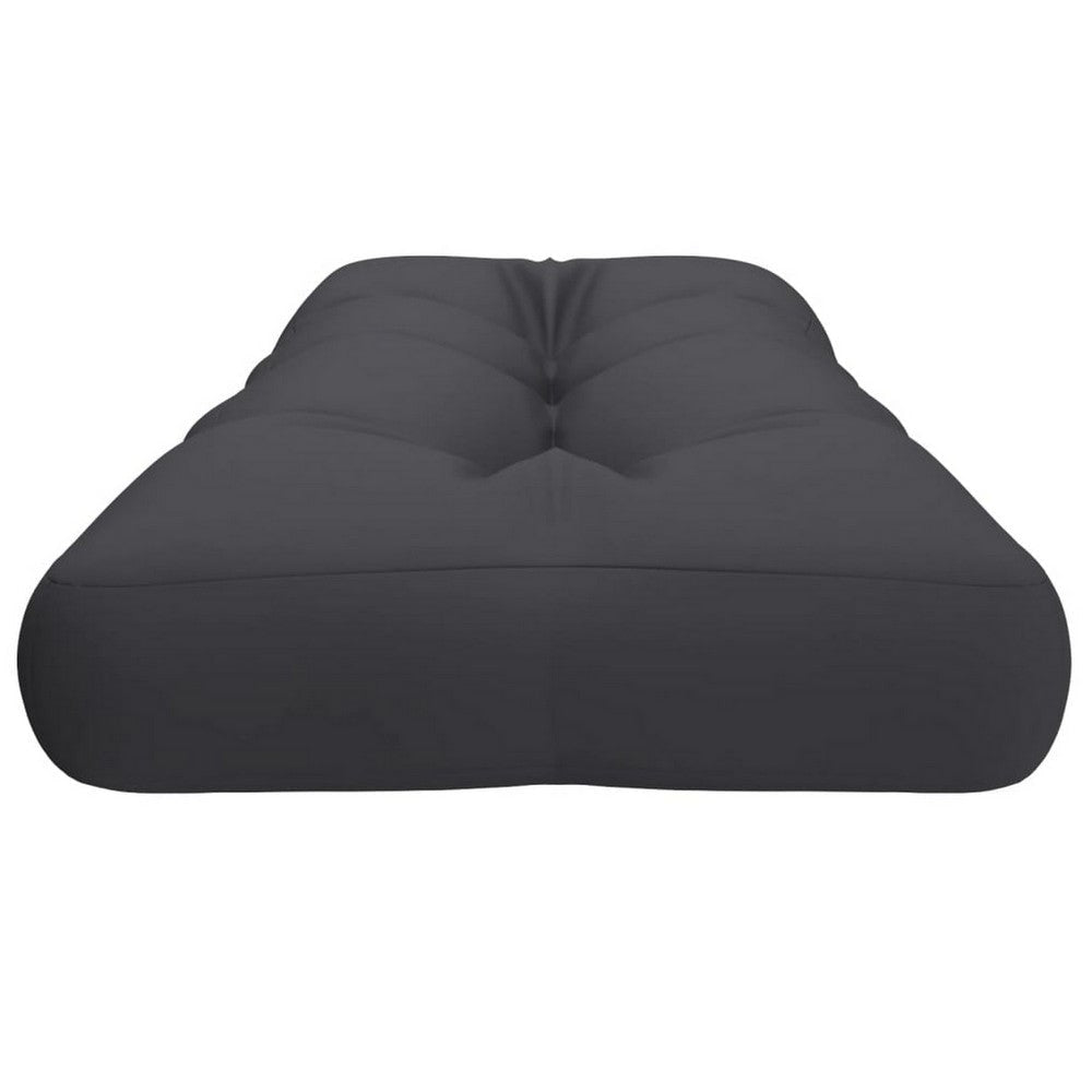 Keya Outdoor Pallet Cushion for Bench 16x47 Tufted Stitched Gray BM325793