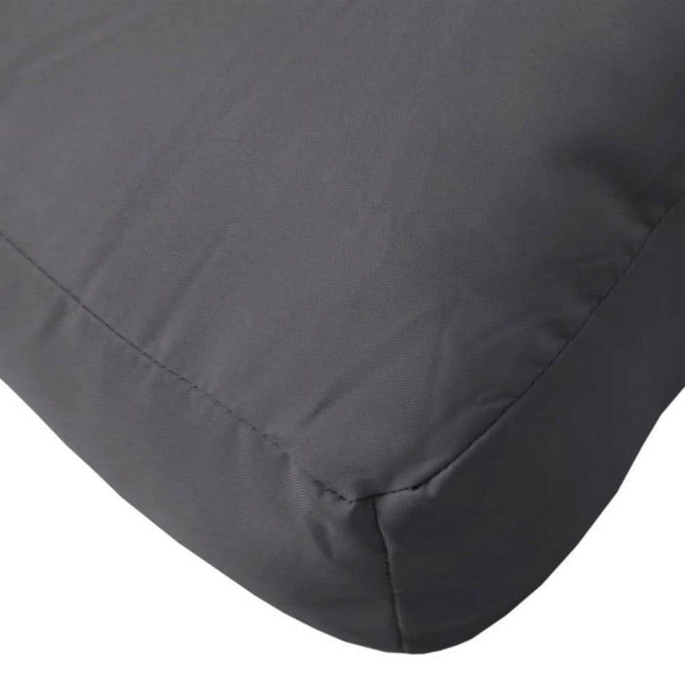 Keya Outdoor Pallet Cushion for Bench 16x47 Tufted Stitched Gray BM325793
