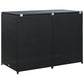 Double Garbage Bin Shed Outdoor Storage Black Rattan Steel Frame BM325807