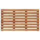 Bath Mats Set of 2 Beige Solid Acacia Wood Slatted Design 22x15’’ BM325812