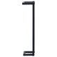 Towel Rack Black Iron Vertical Tall Wall Mount Design 23 Inch BM325813