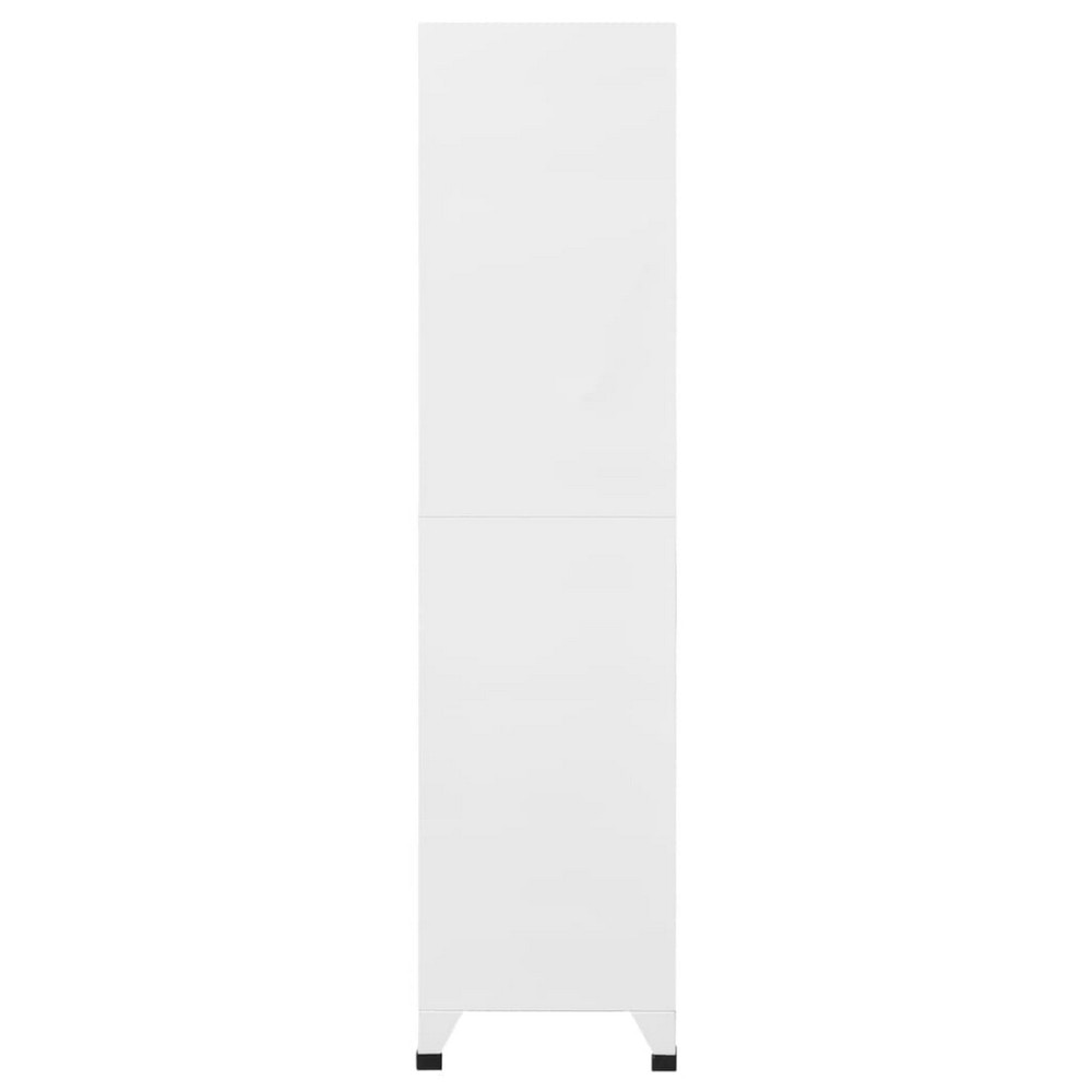 Rim Locker Cabinet 9 Storage Compartments Gray Steel Metal 71’’ BM325815