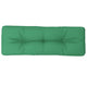 Moni Outdoor Cushion for Bench, Deep Tufted Plush Green Fabric, 47"