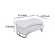 Coffee Table Contemporary Rotating Storage Design 32 Inch White BM325840