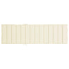 Outdoor Cushion for Chaise Lounger Cream Oxford Fabric 79 Inch BM325841