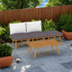 Roma 4pc Outdoor Modular Sofa Set, Coffee Table, Footrest, Acacia Wood