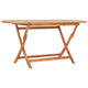 Outdoor Folding Dining Table, Slatted, X Legs, 63 Inch Brown Wood