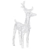 6pc Set Outdoor Christmas Reindeer with 240 Cool White LED Lights BM325879