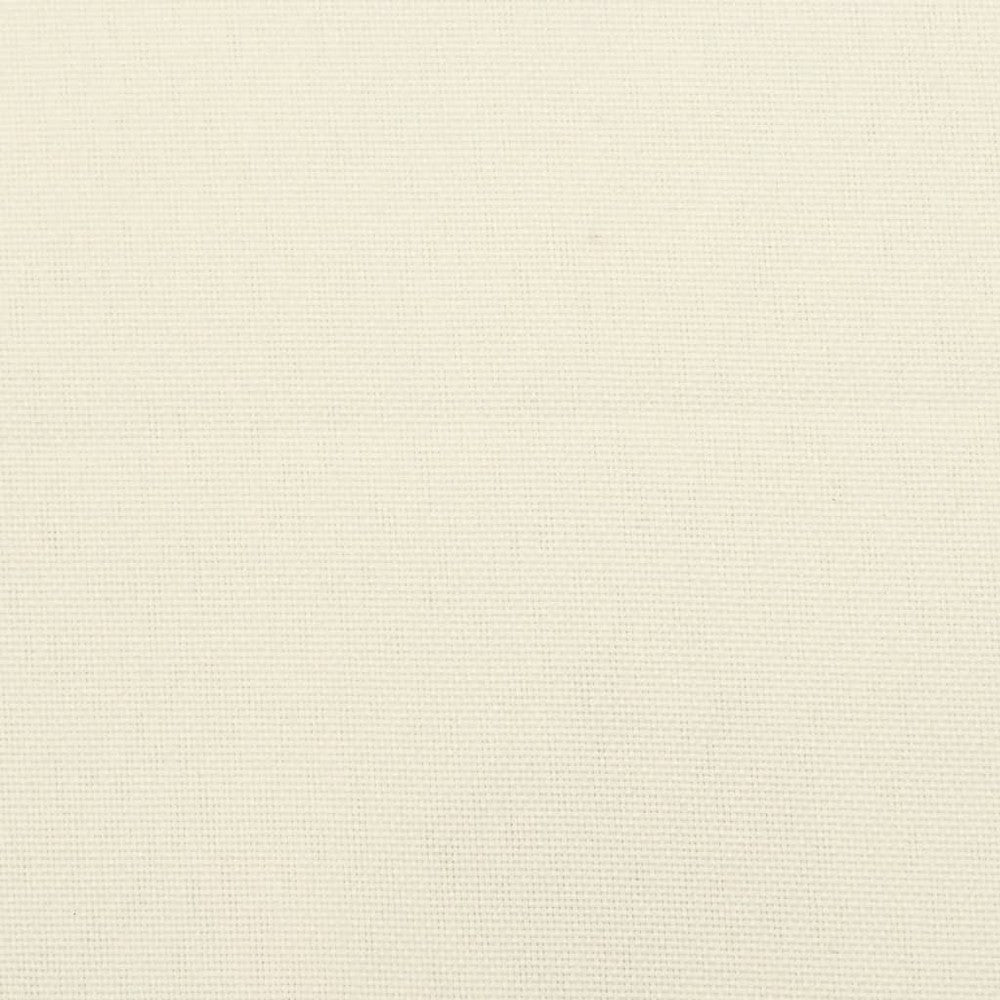 Outdoor Cushion for Chair Set of 2 Tufted Cream White Oxford Fabric BM325891