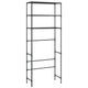 3 Tier Over the Washer Laundry Storage Rack 67 Inch Tall Black Steel BM325900