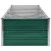 Outdoor Raised Garden Flower Bed 126 Inch Green Galvanized Steel BM325902
