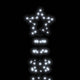 118 Inch Outdoor Cone Christmas Tree Light 570 Cool White LEDs BM325906