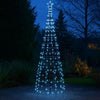 118 Inch Outdoor Cone Christmas Tree Light, 570 Cool White LEDs
