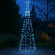 118 Inch Outdoor Cone Christmas Tree Light, 570 Cool White LEDs