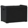 Outdoor Storage Box 33 Gallon Capacity 29 Inch Weather Resistant Gray BM325908