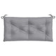 Claire Outdoor Cushion for Bench Set of 2 39in Gray Tufted Oxford BM325915