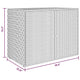 Outdoor Storage Cabinet Solid Acacia Wood 39 Inch Black PE Rattan BM325920